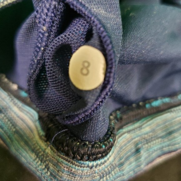 Lululemon True Self II Boho Macrame Racerback Sports Bra Blue 8 - Picture 8 of 8